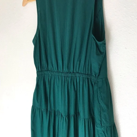 Forest Witch Green Sleeveless Maxi Dress - Picture 6 of 13